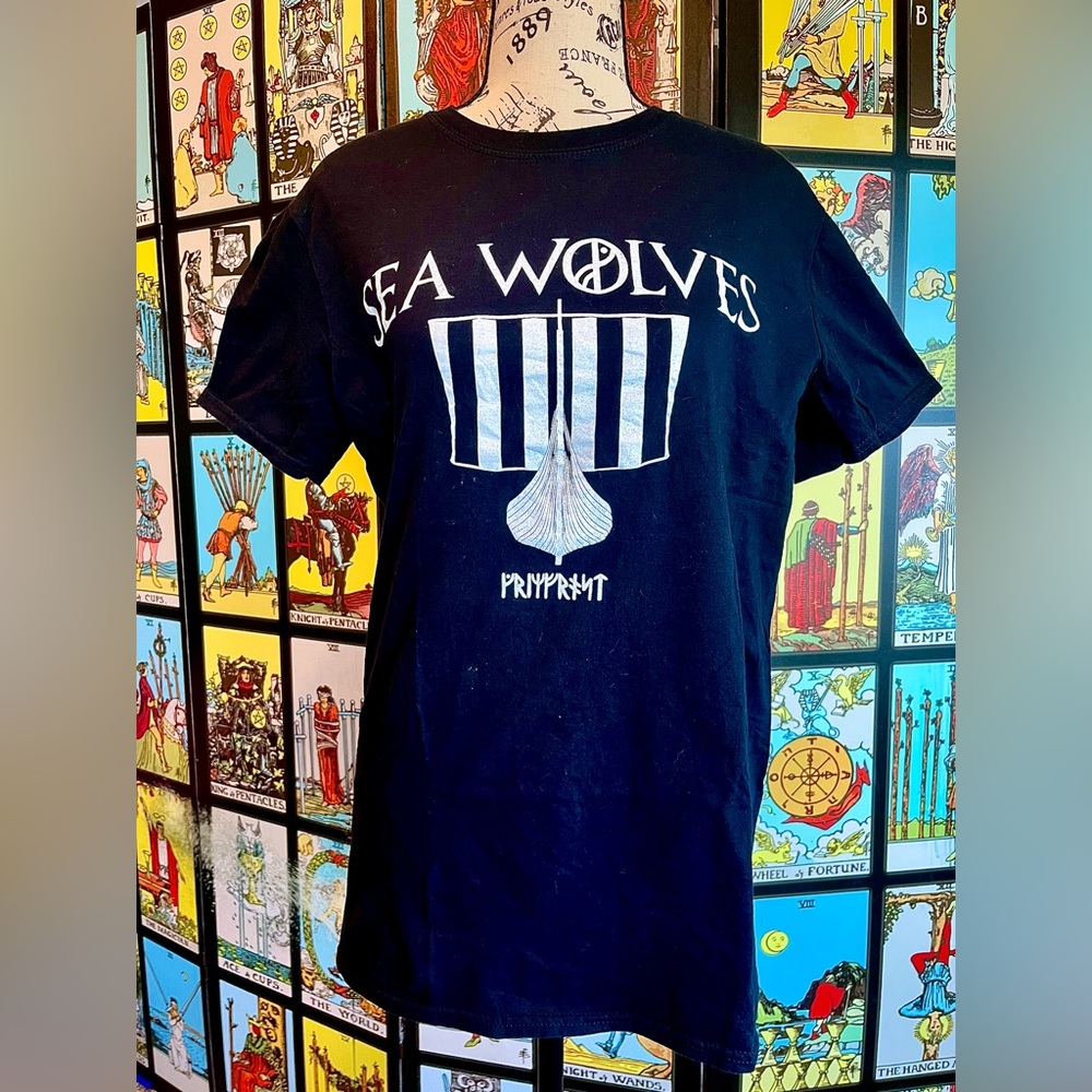Grimfrost Sea Wolves Viking Longship T-shirt